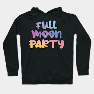 Full Moon Party Graffiti Hoodie